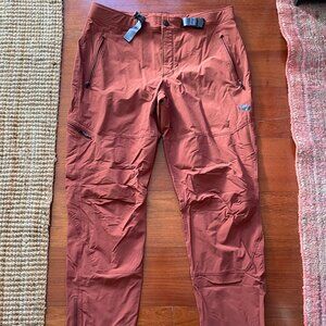 Outdoor Research Cirque Lite Pants, Men's Tall Medium, Softshell Pants, Rust